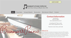 Desktop Screenshot of bannarspiano.com